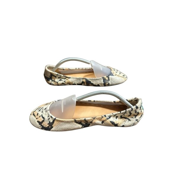 Tieks Ballet Flats Women Size 13 Sand Snake Soft Full Grain Leather Foldable - Picture 4 of 8